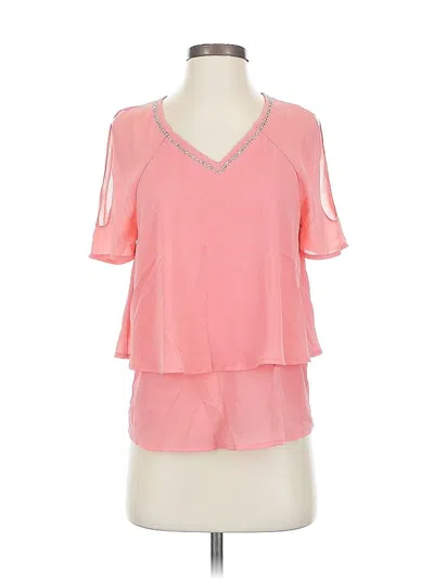 Pre-owned Juicy Couture Short Sleeve Blouse In Pink