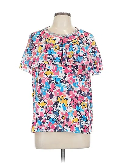 Pre-owned Juicy Couture Short Sleeve Blouse In Pink