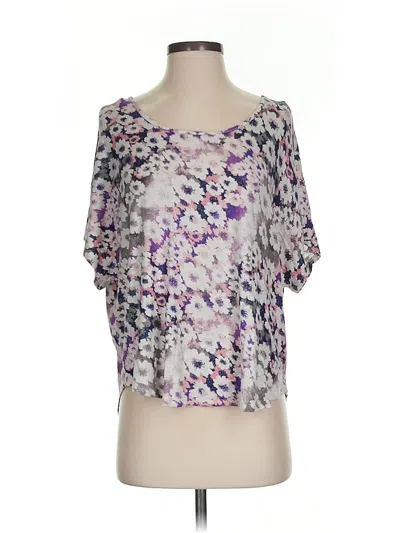 Pre-owned Juicy Couture Short Sleeve T-shirt In Purple