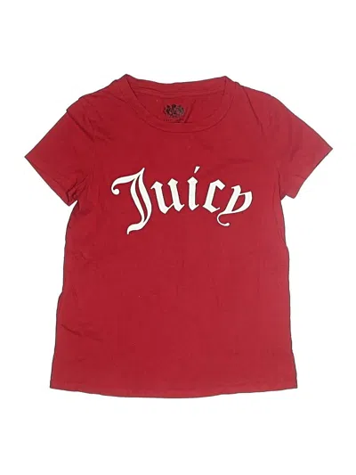Pre-owned Juicy Couture Kids' Short Sleeve T-shirt In Red
