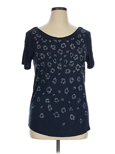 Pre-owned Juicy Couture Short Sleeve T-shirt In Blue