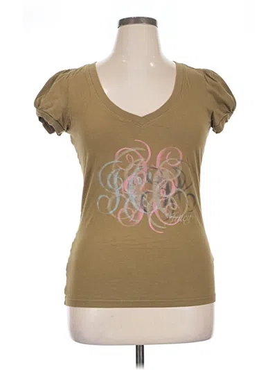 Pre-owned Juicy Couture Short Sleeve T-shirt In Brown