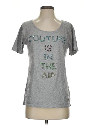 Pre-owned Juicy Couture Short Sleeve T-shirt In Gray