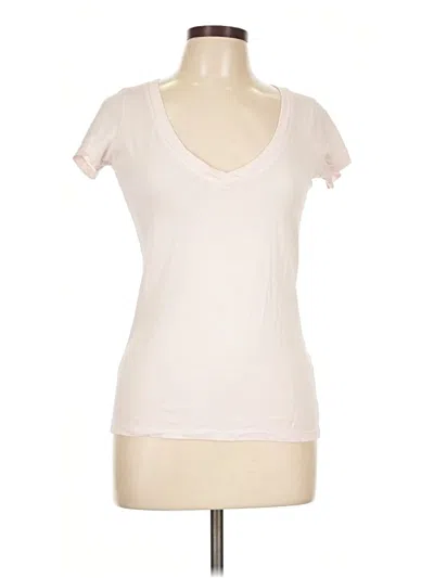Pre-owned Juicy Couture Short Sleeve T-shirt In Ivory