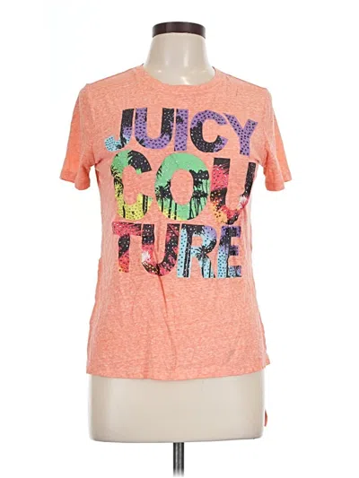 Pre-owned Juicy Couture Short Sleeve T-shirt In Orange