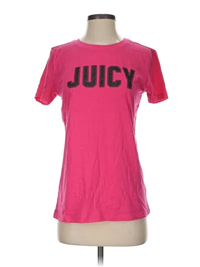 Pre-owned Juicy Couture Short Sleeve T-shirt In Pink