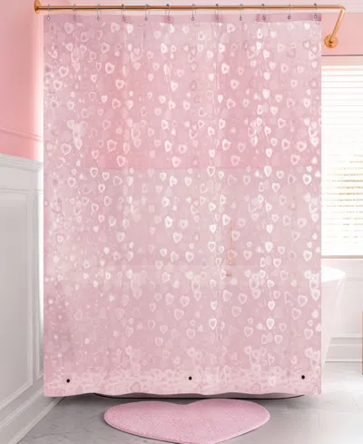 Juicy Couture Shower Curtain, 70"x72" In Pink