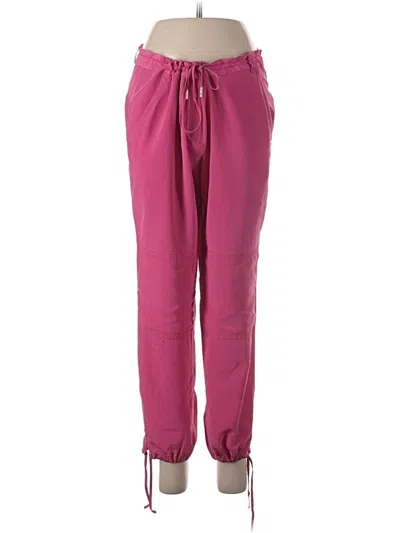 Pre-owned Juicy Couture Silk Pants In Pink