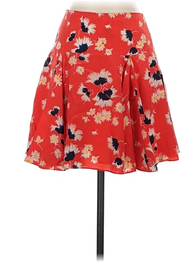 Pre-owned Juicy Couture Silk Skirt In Red