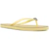 Juicy Couture Skylah Womens Rhinestone Slip-on Flip-flops In Multi