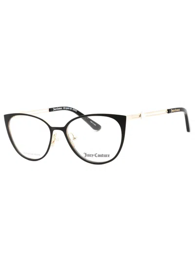 Juicy Couture Sleek Round Metal Eyeglasses For Women In Black