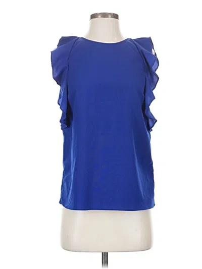Pre-owned Juicy Couture Sleeveless Blouse In Blue