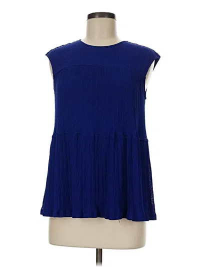 Pre-owned Juicy Couture Sleeveless Blouse In Blue