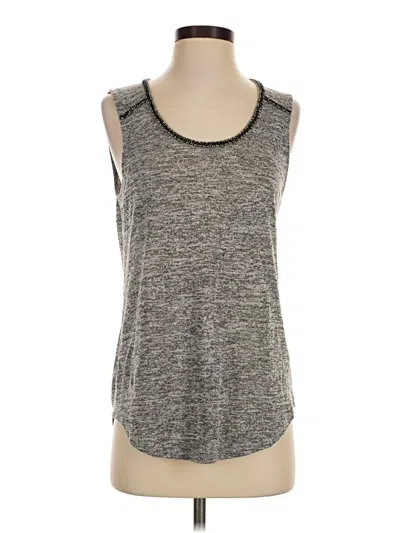 Pre-owned Juicy Couture Sleeveless Top Gray Scoop Neck Tops