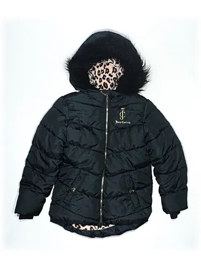 Pre-owned Juicy Couture Kids' Snow Jacket In Black