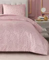 Juicy Couture Sparkle Zebra Jacquard 3-pc. Comforter Set, King In Pink