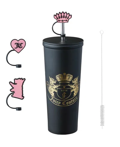 Juicy Couture Stainless Steel 6-pc. Tumbler Set In Black