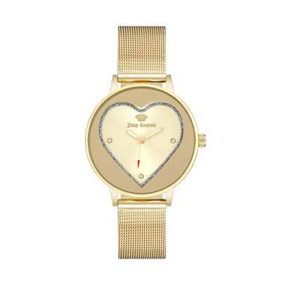 Juicy Couture Stainless Steel Women's Watch In Gold