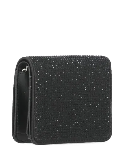 Juicy Couture Strass-embellished Chain Mini Clutch In Black