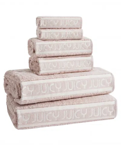Juicy Couture Stripe Cotton 6-pc. Bath Towel Set In Multi