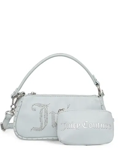 Juicy Couture Studded Logo-embellished Shoulder Bag In Blue