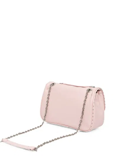 Juicy Couture Studded Logo-plaque Shoulder Bag In Pink