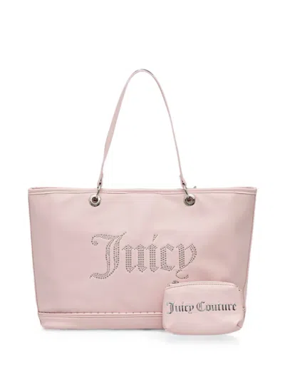Juicy Couture Stud-embellished Tote Bag In Pink