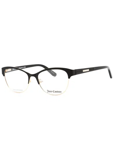 Juicy Couture Stylish Cat-eye Eyeglasses For Women In Black