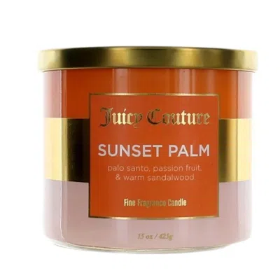 Juicy Couture Sunset Palm 15.0 oz Scented Candle 810044124873 In Orange
