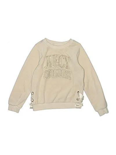 Pre-owned Juicy Couture Kids' Sweatshirt In Ivory