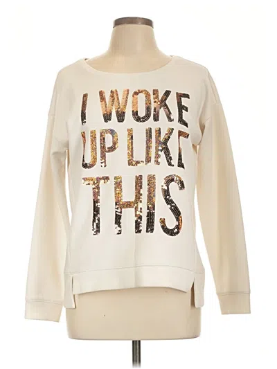 Pre-owned Juicy Couture Sweatshirt In Ivory