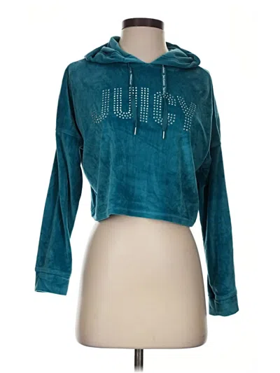 Pre-owned Juicy Couture Sweatshirt In Teal
