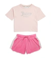JUICY COUTURE T-SHIRT AND SHORTS SET (7-16 YEARS)