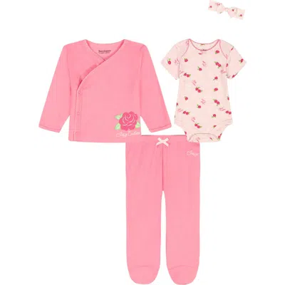 Juicy Couture Babies'  Take Me Home 4-piece Set In Pink