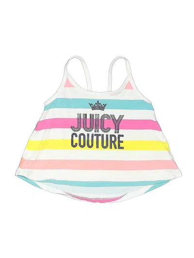 Pre-owned Juicy Couture Kids' Tank Top Pink Halter Neckline Tops