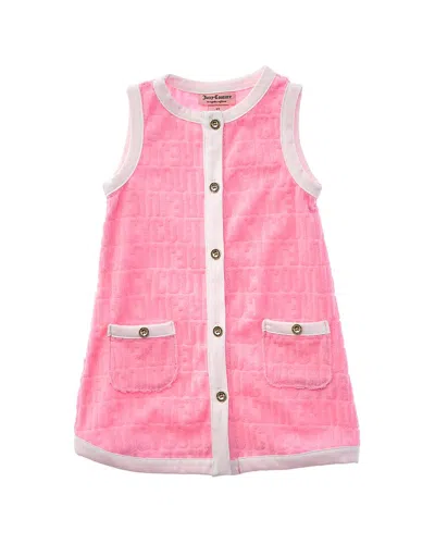 Juicy Couture Kids' Terry Textured Dress In Pink