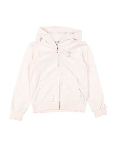 Juicy Couture Babies'  Toddler Girl Sweatshirt Blush Size 7 Polyester, Elastane In Pink