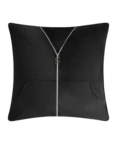 Juicy Couture Tracksuit Decorative Pillow, 20" X 20" In Black