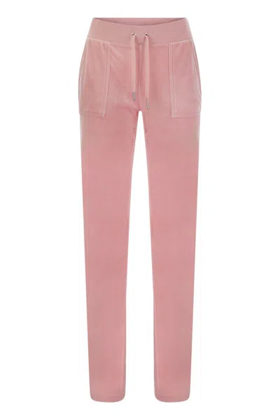 JUICY COUTURE JUICY COUTURE TROUSERS WITH VELOUR POCKETS