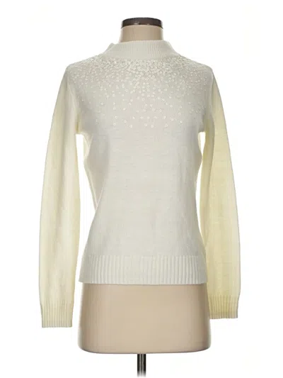 Pre-owned Juicy Couture Turtleneck Sweater In Ivory
