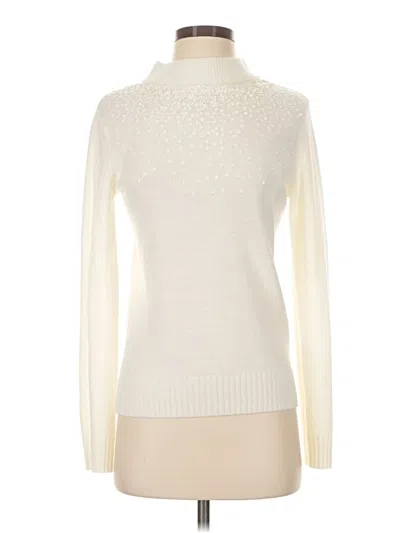 Pre-owned Juicy Couture Turtleneck Sweater In Ivory