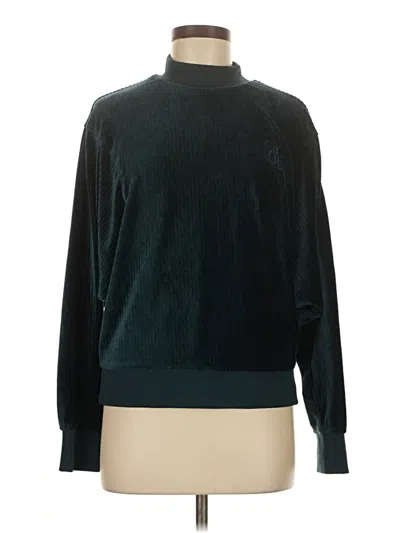 Pre-owned Juicy Couture Turtleneck Sweater In Teal