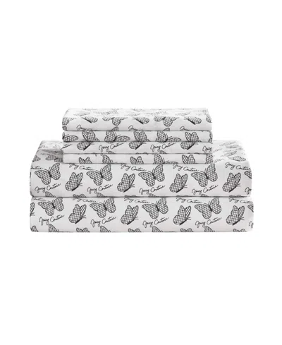 Juicy Couture Ultra-soft Microfiber 6-piece Sheet Set With Extra Pillowcases, King In Multi