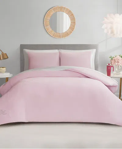 JUICY COUTURE VELOUR 3-PC. COMFORTER SET, FULL/QUEEN