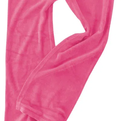 Juicy Couture Velour Del Rey Pant In Pink