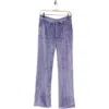 Juicy Couture Velour Pajama Pants In Purple
