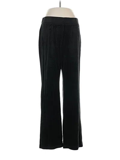 Pre-owned Juicy Couture Velour Pants In Black