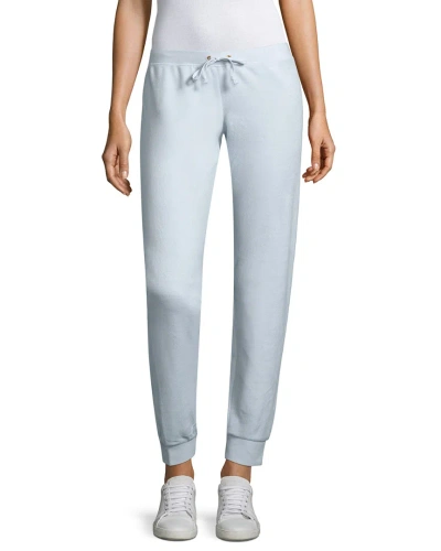 Juicy Couture Velour Zuma Pant In Blue