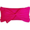 Juicy Couture Velvet Bow Accent Pillow In Hot Pink