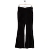 Juicy Couture Velvet Flare Leg Pants In Black